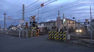 中央線「黒川踏切」　Chuo Line Kurokawa railroad crossing　2020.2.8