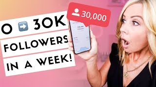 Get 1,000 Organic Followers FAST with my Instagram Strategy!