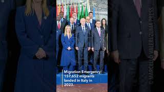 Migration Emergency: 157,652 migrants landed in Italy in 2023. #news   #socialissues #migrations