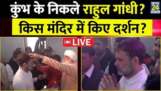 Rahul Gandhi ने किस मंदिर में किए दर्शन? क्या महाकुंभ जा रहे कांग्रेस नेता? LIVE | Congress