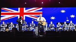 Paul Mccartney With The Wapol Pipe Band - Mull Of Kintyre Live At Nib Stadium Perth - 02-12-2017