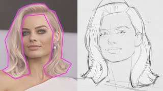 How to Draw Hair (Shape and Design Method)