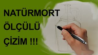 NATÜRMORT ÇİZİM DERSİ !!! / Still life drawing !!!