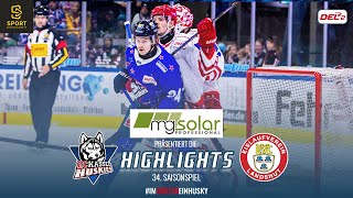 Highlights: 34. Saisonspiel - Kassel Huskies vs. EV Landshut