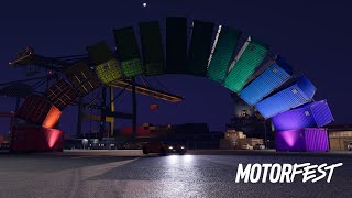 The Crew MotorFest - A.L. Views - Rainbow containers