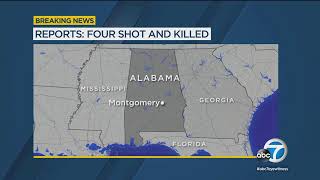 4 dead, multiple injured in Alabama shooting