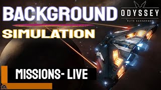 How to use the Background Simulation to change Elite Dangerous