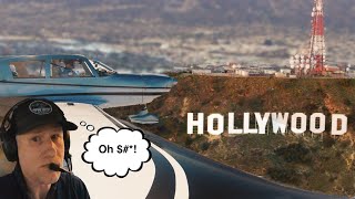 Hollywood Sightseeing Flight Goes Wrong after a loud BANG! leads to a bad situation...