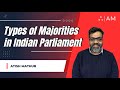 Types of Majorities in Indian Parliament | Atish Mathur | Magna Carta 2024 | UPSC Prelims