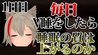 【検証】毎日VR睡眠をしたら、睡眠の質は上がるのか？1日目【VRChat】