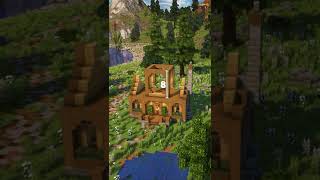 How to Build a Woodland Cottage House in Minecraft