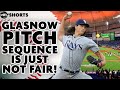 GLASNOW'S UNFAIR 3 PITCH SEQUENCE | @PitchingNinjaVideos #Shorts