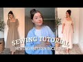 Avelina Dress Sewing Pattern - Regency dress sewing pattern with princess seams