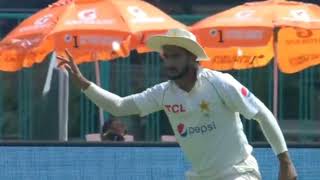 Hassan Ali Entertaining The Public During Pakistan Vs Australia Test cricket Day First