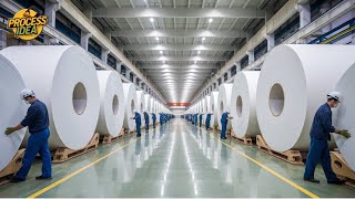How PAPER Is Made From TREES | UNBELIEVABLE! Paper Manufacturing Process