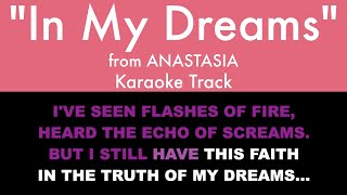 "In My Dreams" from Anastasia - Karaoke Track with Lyrics on Screen