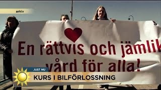 Kurs i bilförlossningar i Sollefteå - Nyhetsmorgon (TV4)