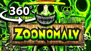 360° ALL MONSTER JUMPSCARES At The ZOO Zoonomaly HORROR