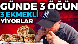 GÜNDE 9 EKMEK YİYORLAR | SOSUMU BARDAKLA İÇİYORLAR | Adana Usulü Tavuk Döner | Sokak Lezzetleri