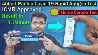 How To Use Abbott Panbio Covid-19 Antigen Self-test ? Easy Home Corona Antigen Test in 15 Minutes.