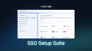 Descope SSO Setup Suite Overview