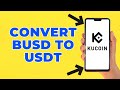 How to Convert BUSD to USDT in Kucoin (Step by Step)