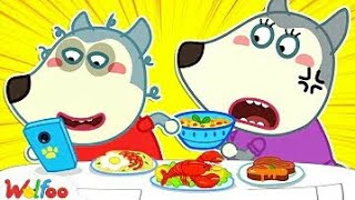 Wolfoo,⭐Focus on Your Meal   Yes Yes, It's Time to Eat  🍜 Learn Good Habits for Kids | Wolfoo