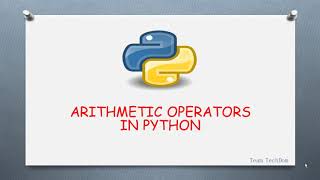 Mastering Arithmetic Operators in Python
