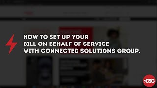 Verizon's Bill On Behalf Of service - How to set up
