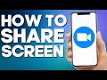 How to Share Screen on Zoom Mobile