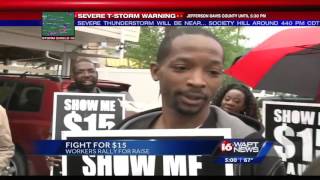 Fast food workers want $15 minimum wage
