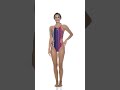 Arena Women's Arena One Logo Stripe One Piece Swimsuit | SwimOutlet.com