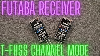 Redundant RC Aircraft Systems: Setting the Channel Mode of the Futaba T-FHSS receivers.