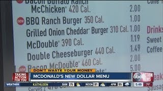 Don't Waste Your Money: McDonald's dollar menu is now more