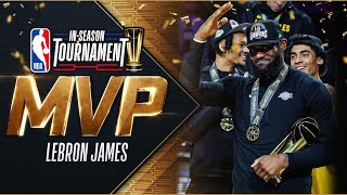 LeBron James Is The First-Ever NBA In-Season Tournament MVP🔥🏆