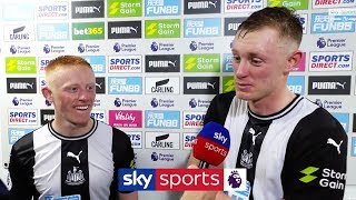 The Longstaff brothers give heartwarming post match interview following victory over Man Utd!
