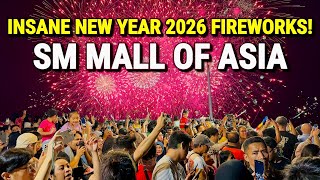 INSANE NEW YEAR 2026 Fireworks at SM MALL OF ASIA, Philippines 🇵🇭 Manila Bay Explosion!