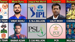 Comparison : Indian Primiur League vs Pakistan Super League | IPL vs PSL Full Comparison