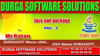 Corejava || Java AWT package part - 2