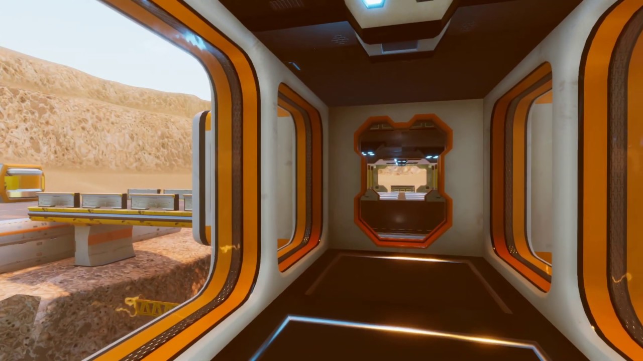 Modular Sci Fi Zone Pack Unity Postprocessing 2018 Demo Youtube
