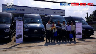 Bàn giao lô xe Hyundai Solati Công ty Hoa Mai tại Bà Rịa Vũng Tàu