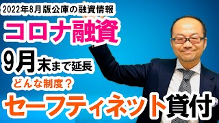 コロナ融資9月末まで延長＋セーフティネット貸付とは？