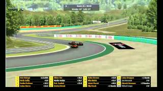 rFactor F1Liga.eu Hungarian GP 2012 FULL RACE