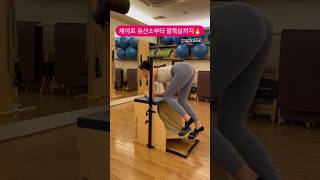 필라테스 체어로 #급찐급빠 #필라테스체어 #체어시퀀스 #필라테스강사