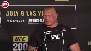 Brock Lesnar after UFC 200 win: "I'm still the toughest son of a b****"