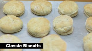 How to make Basic Biscuits |  Easy Classic Homemade Biscuit Recipe