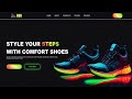 Create Shoes Website Using HTML & CSS | Fast Code