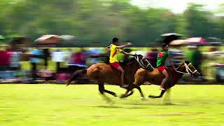 সিলেট বিভাগের সুনামগঞ্জের ছাতক থানার কুমারকান্দি মাঠে আকর্ষণীয় সেরা  ঘোড়ার ঘোড়দৌড় প্রতিযোগিতা🐎🐎