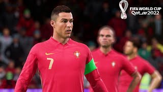 Portugal vs Spain | World Cup 2022 - [FIFA 22 PC]🔥