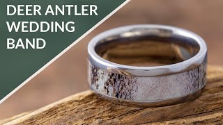 [PRODUCT SHOWCASE] Antler Wedding Bands Make the Perfect Ring for Hunters | Jewelry by Johan